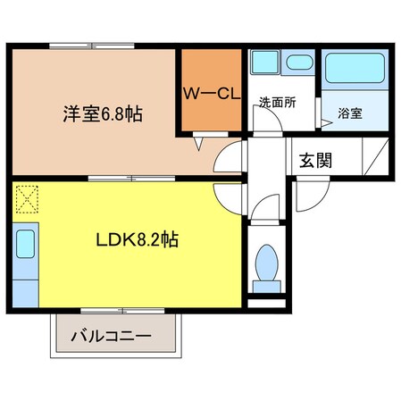 パレス向日葵の物件間取画像